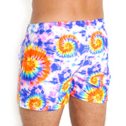 LASC Malibu Swim Shorts - Tie Dye Spirals - Destination PSP