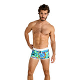 LASC Tie Dye Square Cut Swim Trunks