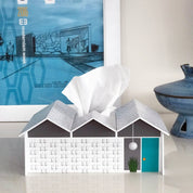 Midcentury Folded Plate Roof House Tissue Box Cover - Destination PSP