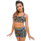 Mod Swim Atomic Black Crop Top