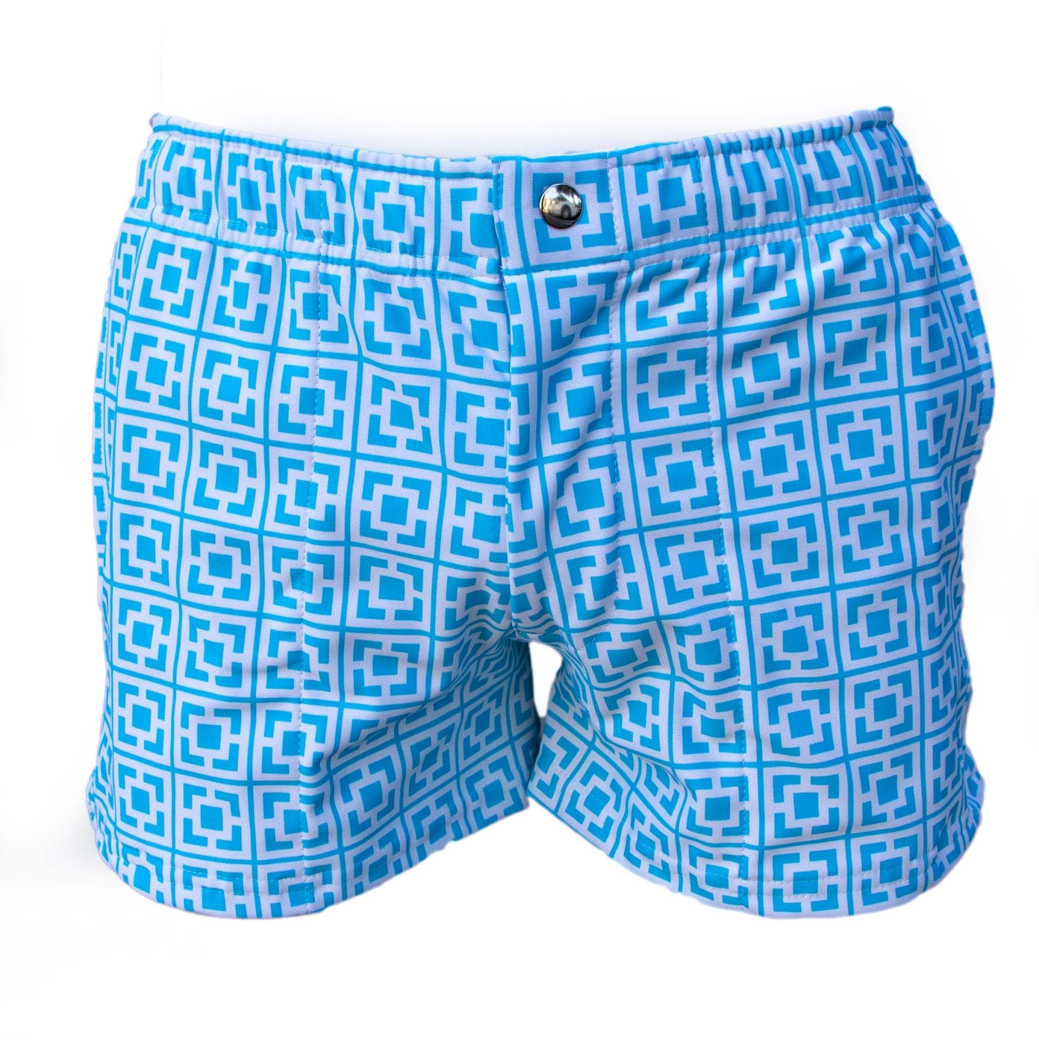 Mod Swim Shorts - Sunmor Blue - Shorter Length - Destination PSP