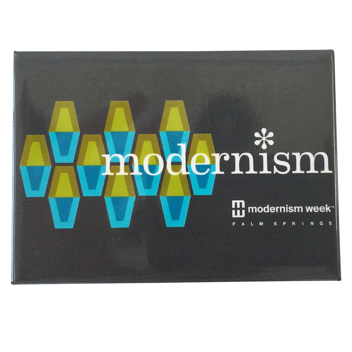 Modernism Week Magnet - Grey Lava Lamp - Destination PSP