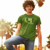Modernism Week Tiki Unisex Tshirt (Olive Green) - Destination PSP