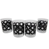 Modernista Old Fashioned Glasses Set of 4 - Black