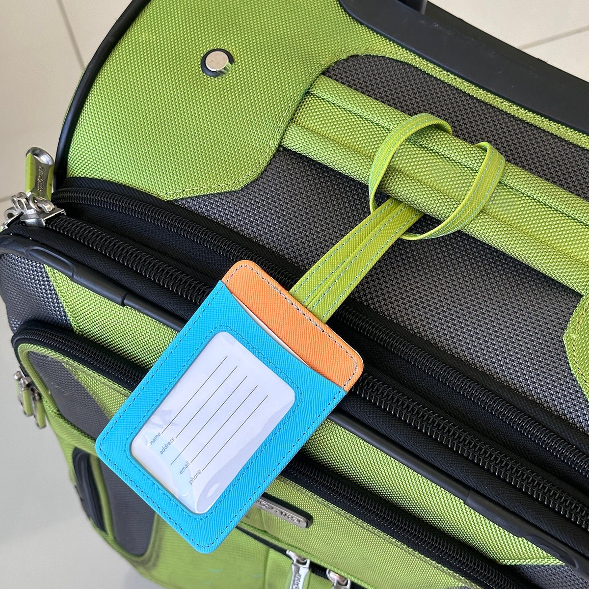 Modfest Luggage Tag - Multi Color - Destination PSP