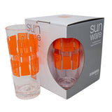 Tiki Acrylic Zombie, Set of 4 (Red)