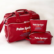 Palm Springs Airlines Toiletry Bag - Red - Destination PSP