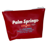 Palm Springs Airlines Travel Pouch  - Red