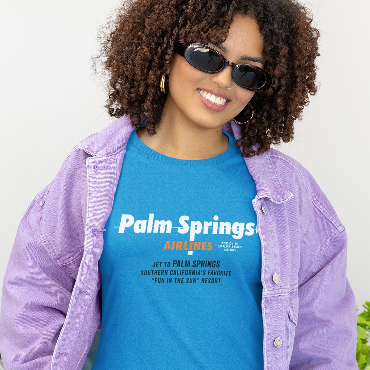 Palm Springs Airlines Unisex T-shirt - Destination PSP