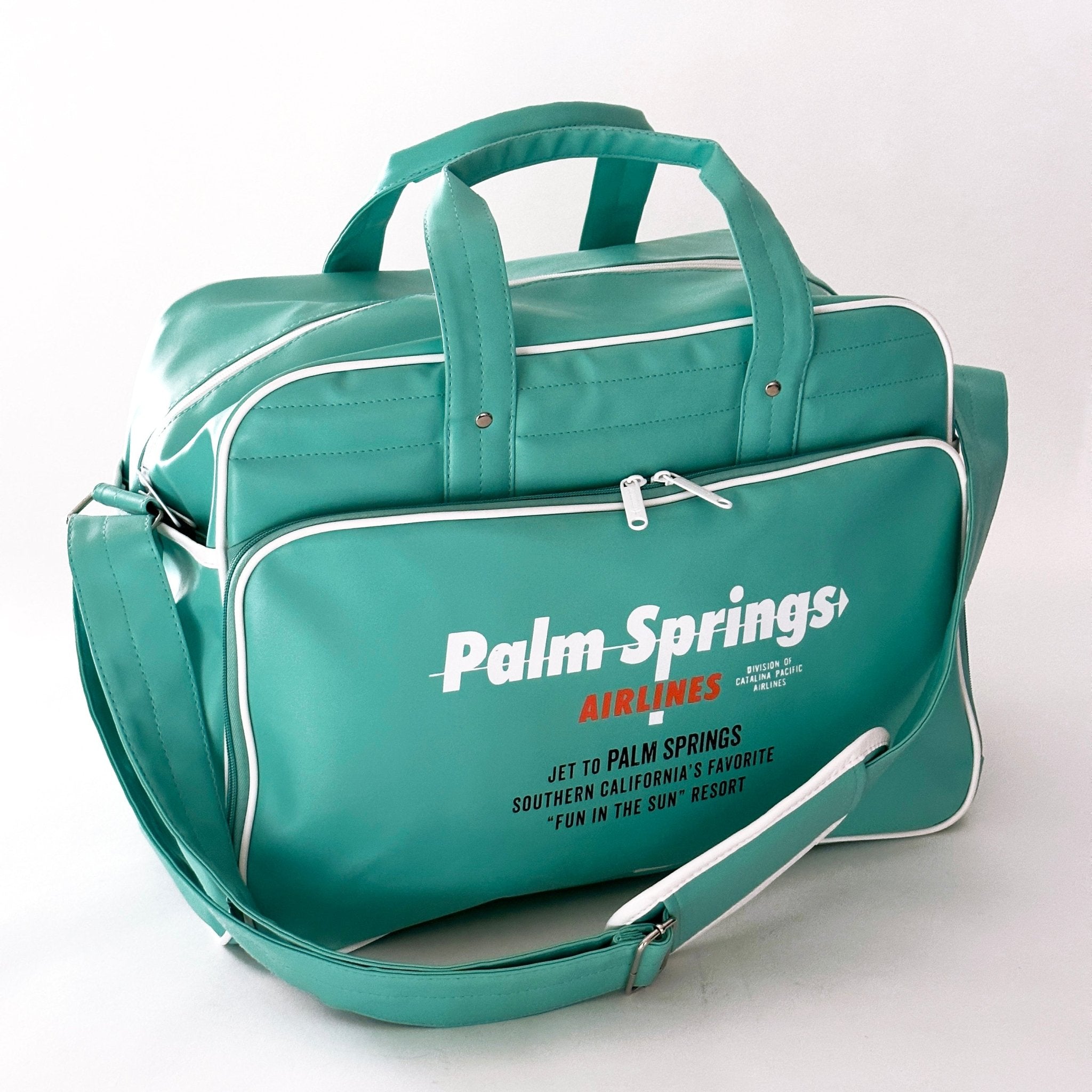 Palm Springs Airlines Weekender Bag - Aqua - Destination PSP