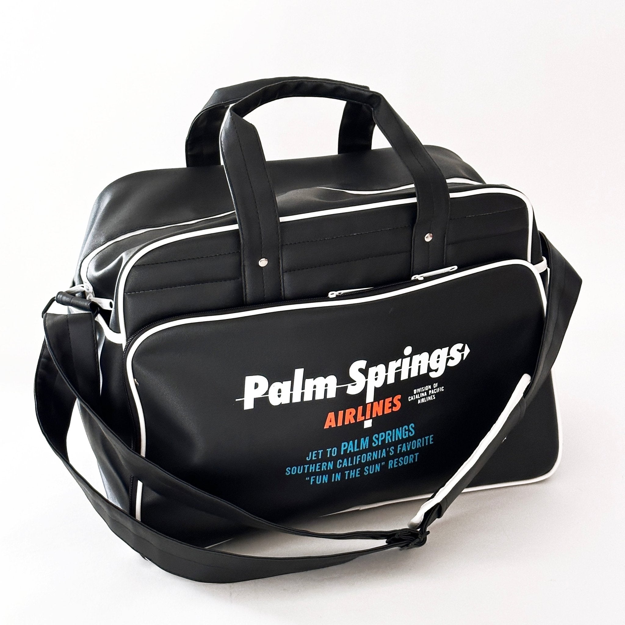 Palm Springs Airlines Weekender Bag - Black - Destination PSP
