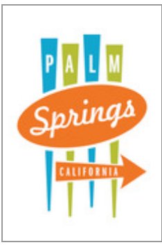 Palm Springs Desert Modern Oasis Postcard -Set of 6 - Destination PSP