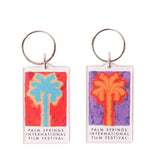 Palm Springs International Film Festival Pop Art Acrylic Key Chain Ring - Red/Purple