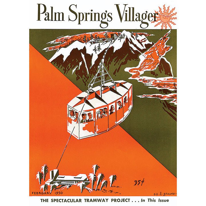 Palm Springs Life Cover - 1950 February - Destination PSP