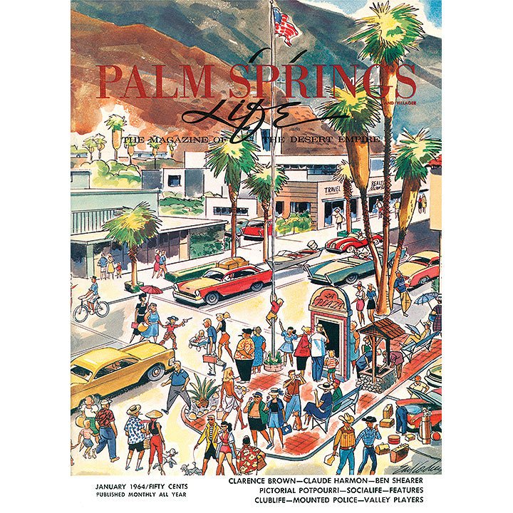 Palm Springs Life Cover - 1964 January - Destination PSP