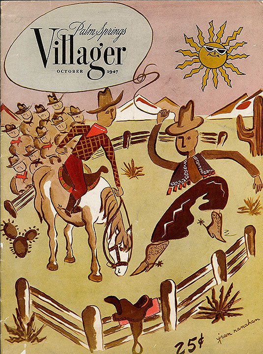 Palm Springs Life Cover Print - 1947 October - Destination PSP