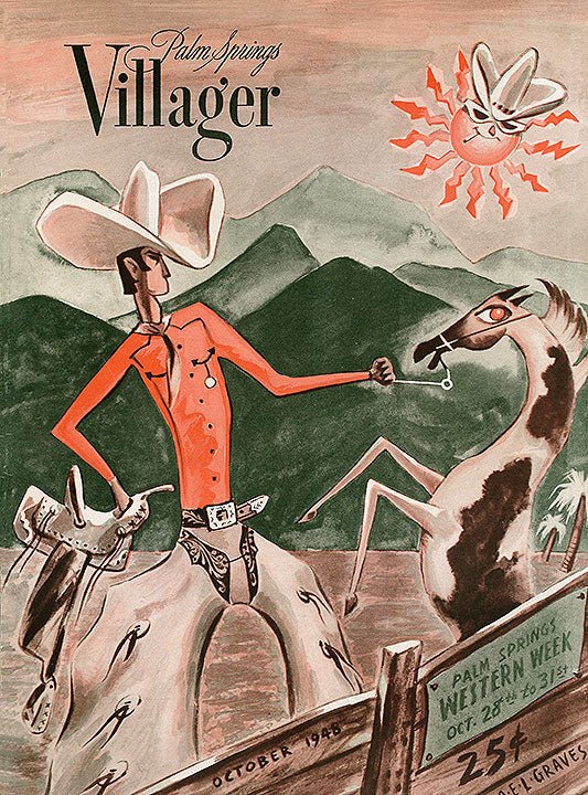 Palm Springs Life Cover Print - 1948 October - Destination PSP