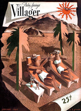 Palm Springs Life Cover Print - 1949 January