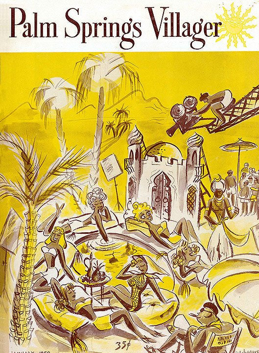 Palm Springs Life Cover Print - 1950 January - Destination PSP