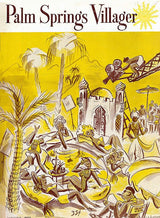 Palm Springs Life Cover Print - 1950 January
