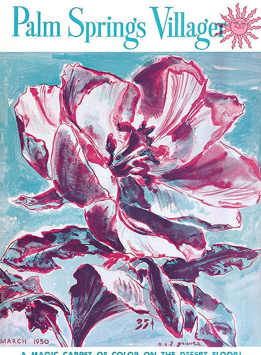 Palm Springs Life Cover Print - 1950 March - Destination PSP