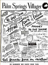 Palm Springs Life Cover Print - 1951 July