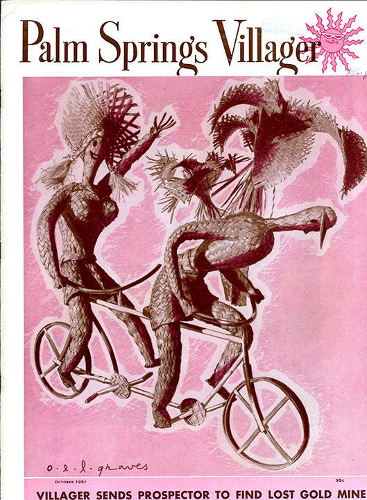 Palm Springs Life Cover Print - 1951 October - Destination PSP