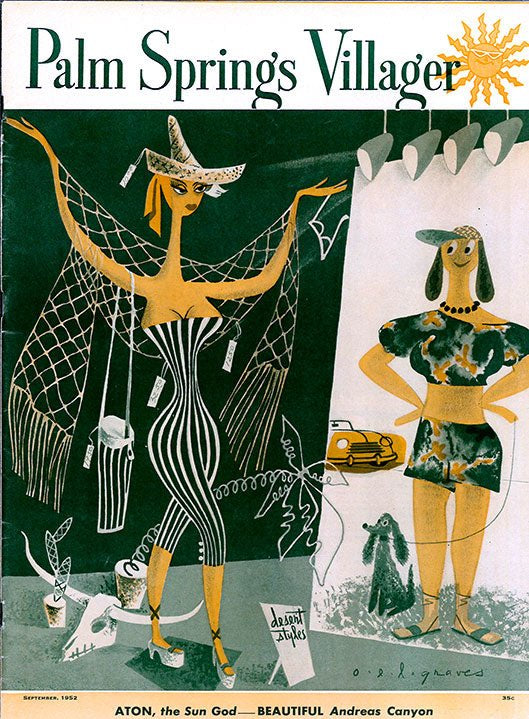 Palm Springs Life Cover Print - 1952 September - Destination PSP