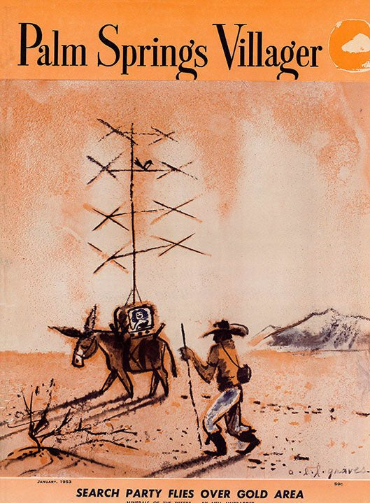 Palm Springs Life Cover Print - 1953 January - Destination PSP