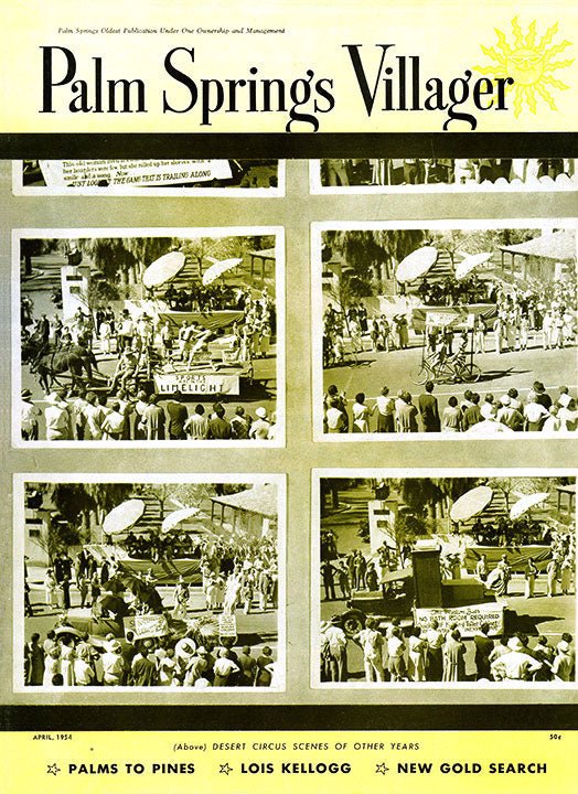 Palm Springs Life Cover Print - 1954 April - Destination PSP