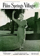 Palm Springs Life Cover Print - 1954 February