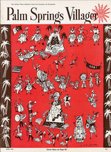 Palm Springs Life Cover Print - 1955 April