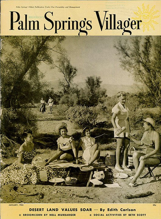 Palm Springs Life Cover Print - 1955 January - Destination PSP