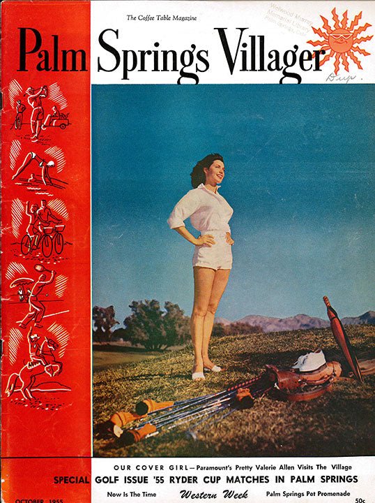 Palm Springs Life Cover Print - 1955 October - Destination PSP