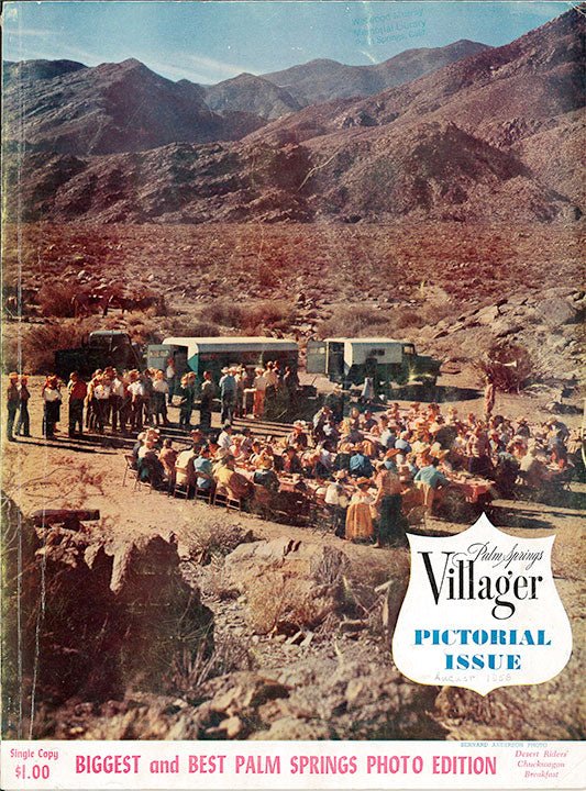 Palm Springs Life Cover Print - 1956 August - Destination PSP