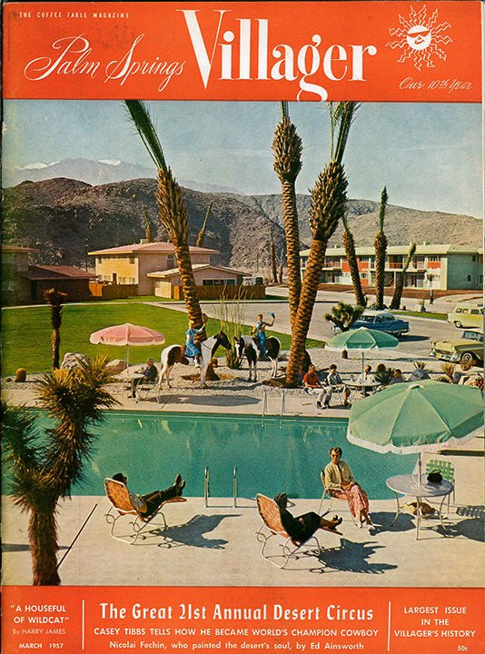 Palm Springs Life Cover Print - 1957 March – Destination PSP