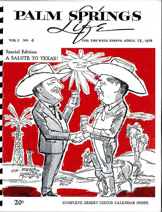 Palm Springs Life Cover Print - 1958 April 13 - Destination PSP