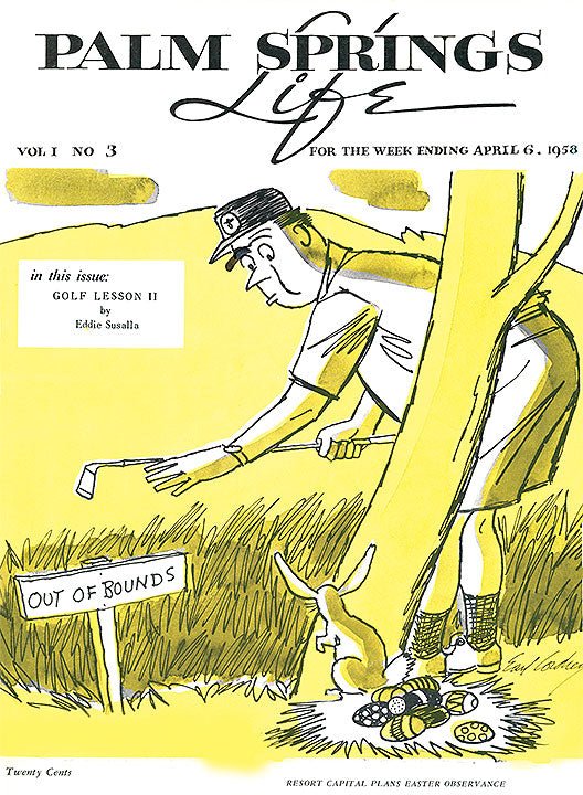 Palm Springs Life Cover Print - 1958 April 6 - Destination PSP