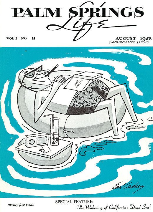 Palm Springs Life Cover Print - 1958 August - Destination PSP
