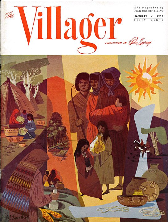 Palm Springs Life Cover Print - 1958 January - Destination PSP