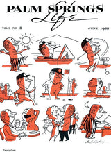 Palm Springs Life Cover Print - 1958 June
