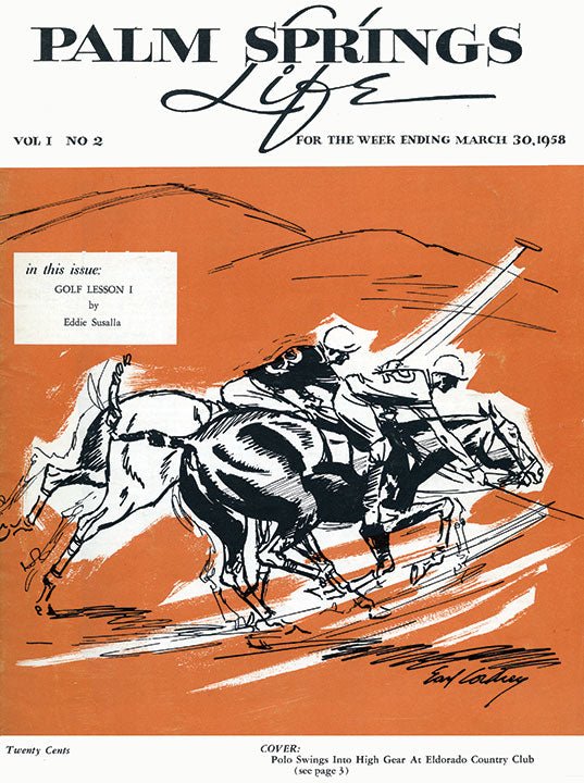 Palm Springs Life Cover Print - 1958 March 30 - Destination PSP