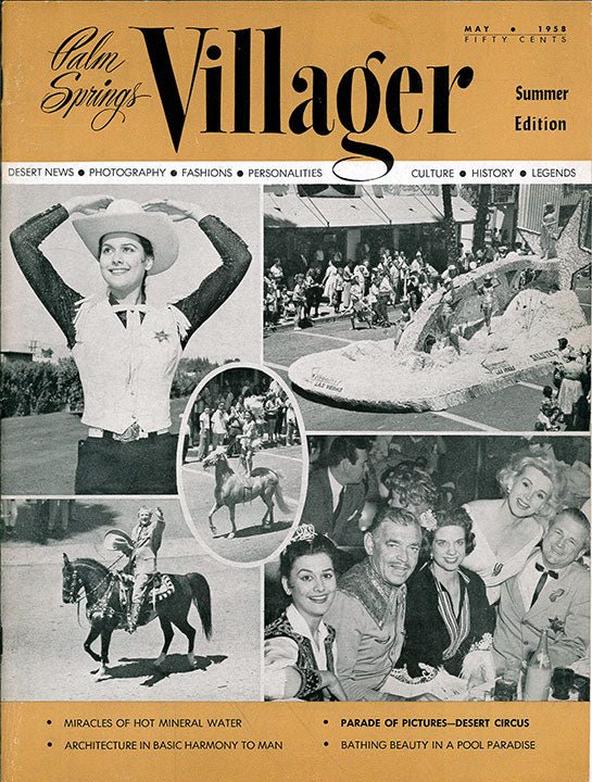 Palm Springs Life Cover Print - 1958 May - Destination PSP
