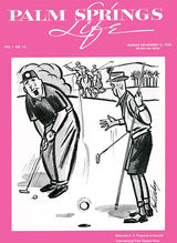 Palm Springs Life Cover Print - 1958 November 15