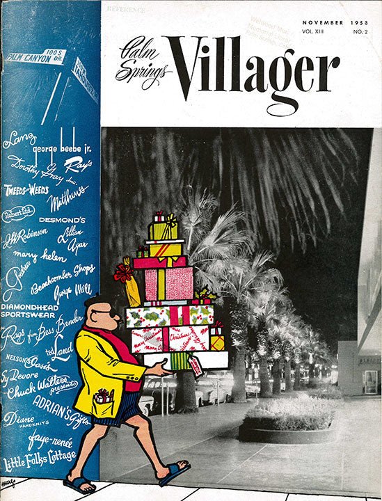 Palm Springs Life Cover Print - 1958 November - Destination PSP