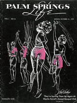 Palm Springs Life Cover Print - 1958 October 31