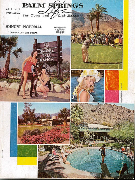 Palm Springs Life Cover Print - 1959 Annual Pictorial - Destination PSP