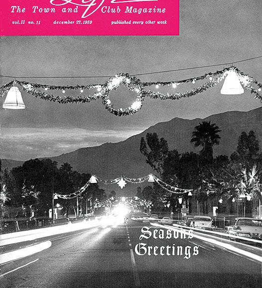 Palm Springs Life Cover Print - 1959 December 27 - Destination PSP