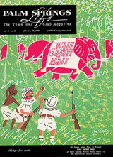 Palm Springs Life Cover Print - 1960 February 26