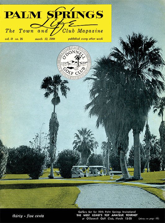Palm Springs Life Cover Print - 1960 March 12 - Destination PSP